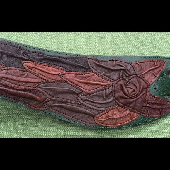 Vintage leather belt main image 5